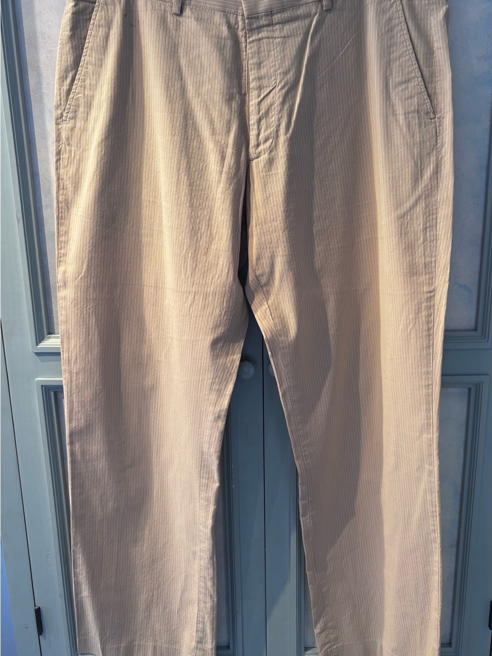 Banana Republic Tan Slim Straight Chinos